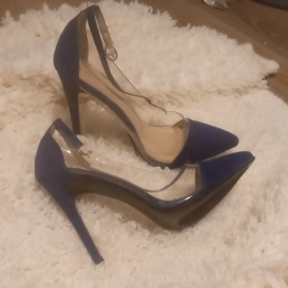 posh suede stilettos